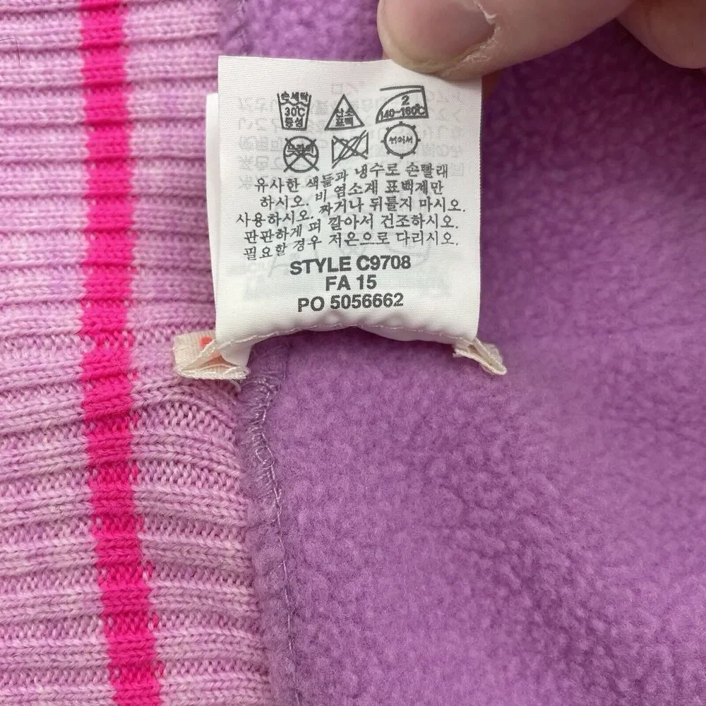 J CREW CREWCUTS Size S/M Classic Max‎ The Monster Beanie Hat Wool Pink Eyes